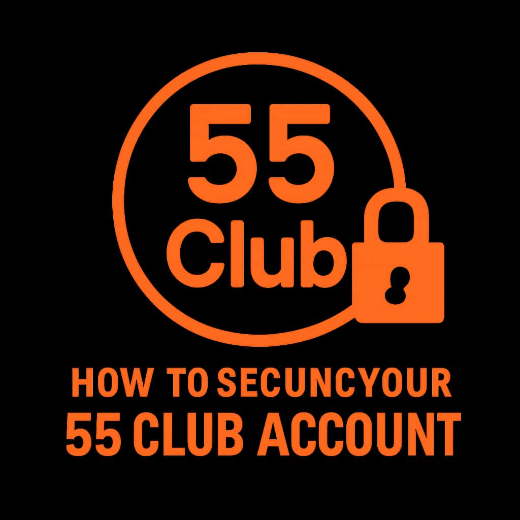 An icon representing security for the 55 Club account.
