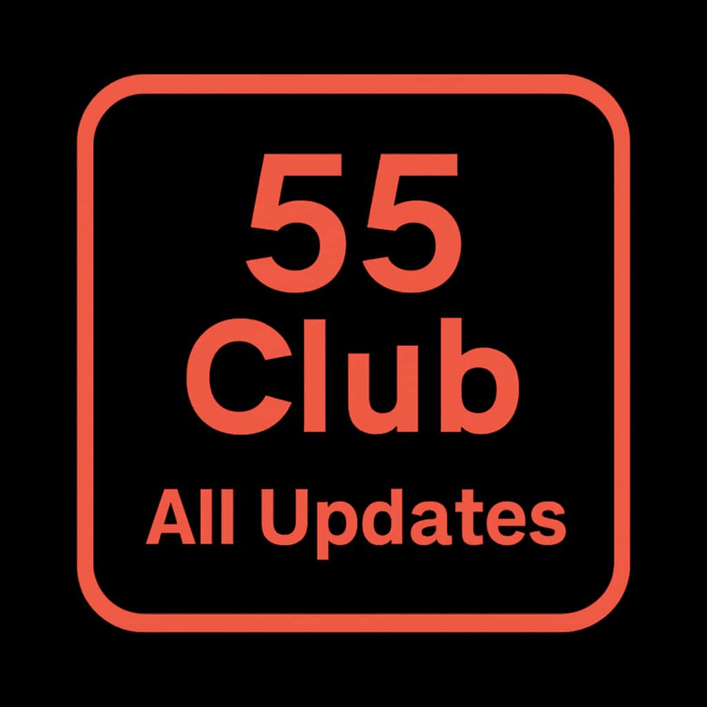An icon symbolizing guidance and help related to the 55 Club updates.