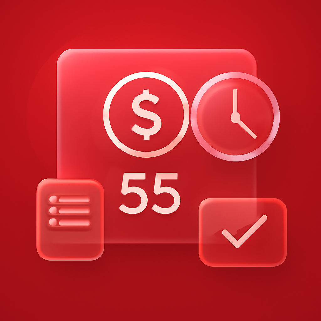 Illustration depicting troubleshooting steps for login issues on the 55 Club.